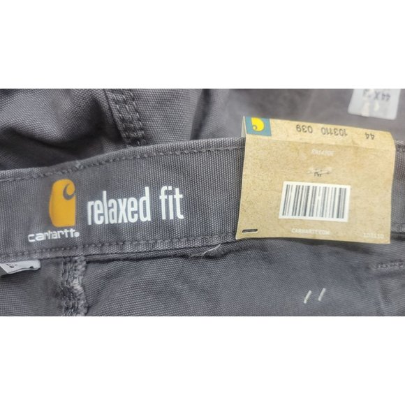 Men's Relaxed Fit Rigby Short Carhartt Gray Size 44 - Picture 7 of 8